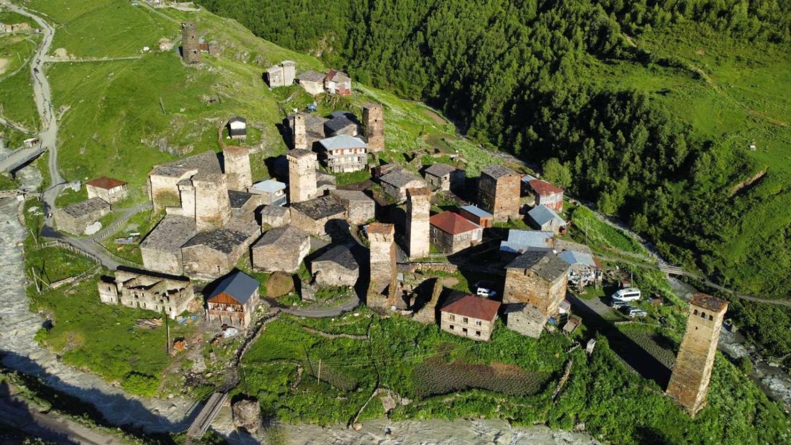 Hotel Old House Ushguli Exterior foto